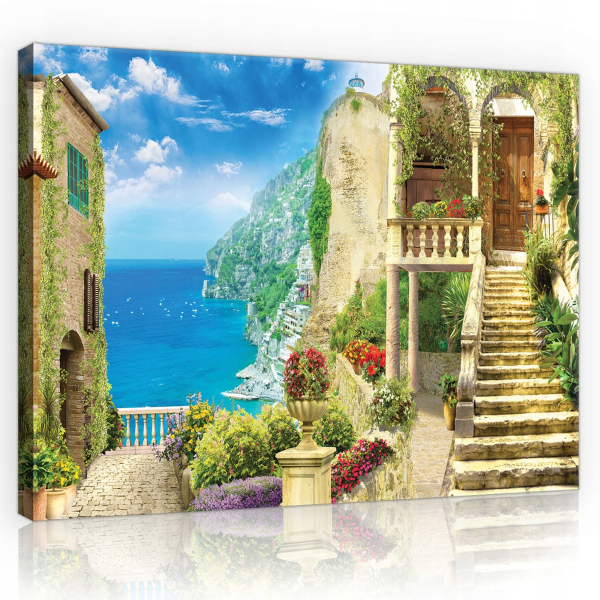 Obraz Na Plátně Canvas 80x60 Městečko Moře