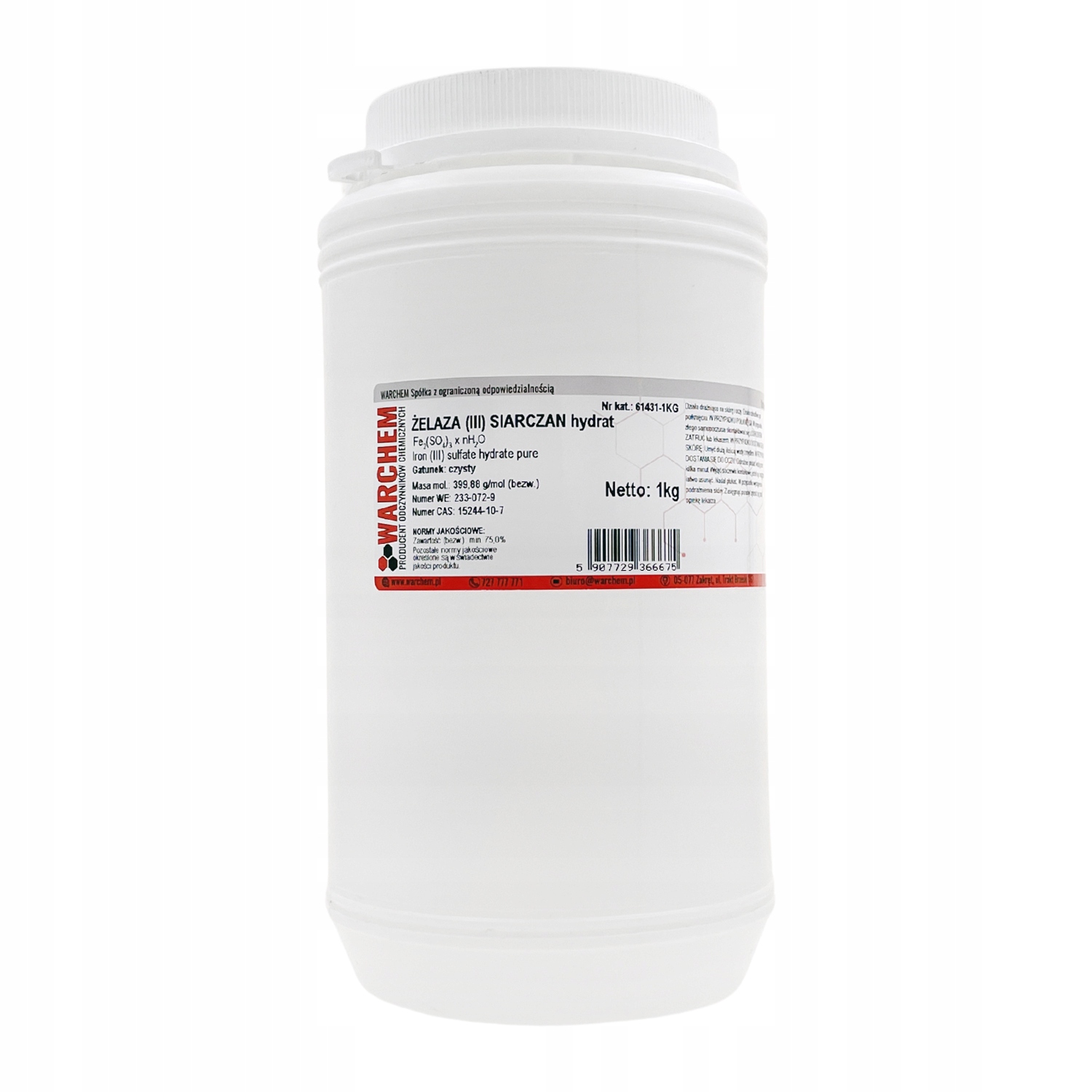 Siarczan Żelaza (III) hydrat czysty 1kg