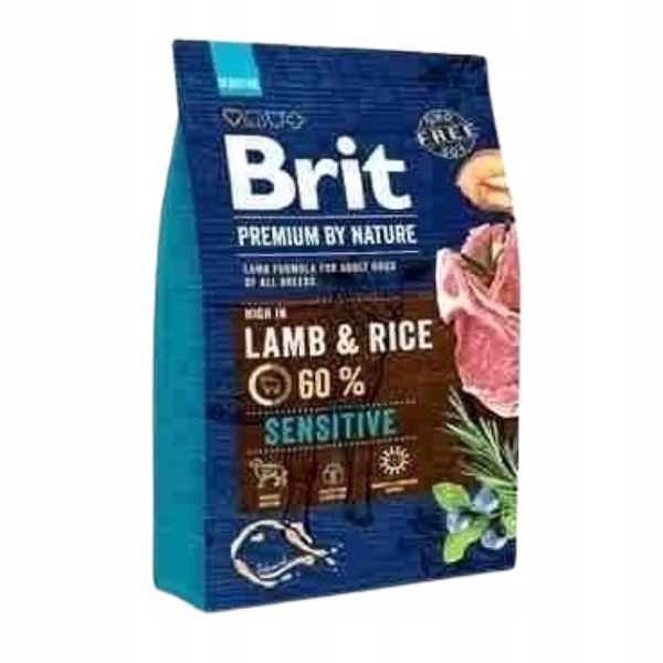 Levně Brit Premium by Nature Sensitive Suché Krmivo pro psa 3 kg Jehněčí rýže