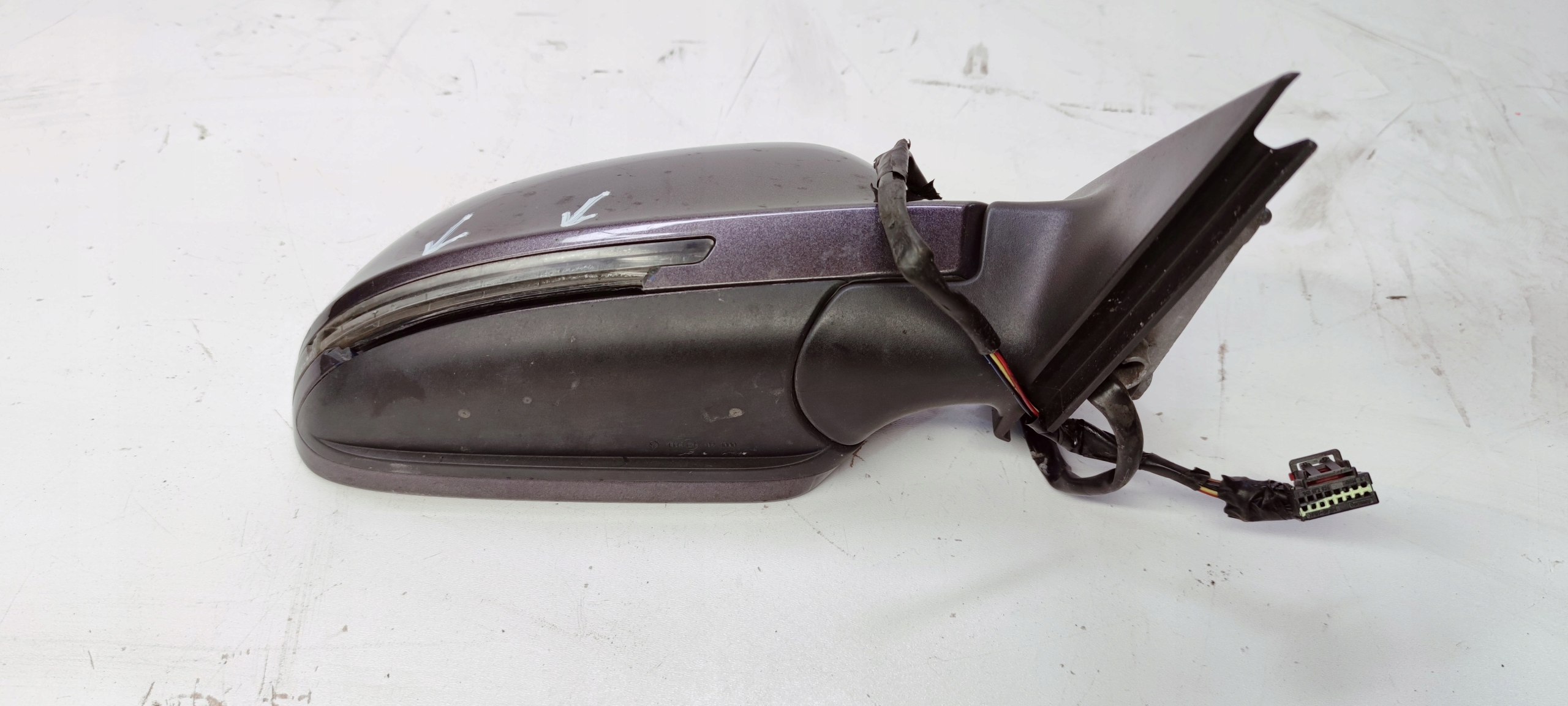 mirror right front AUDI A3 8P4 LZ7L 6 PIN UK