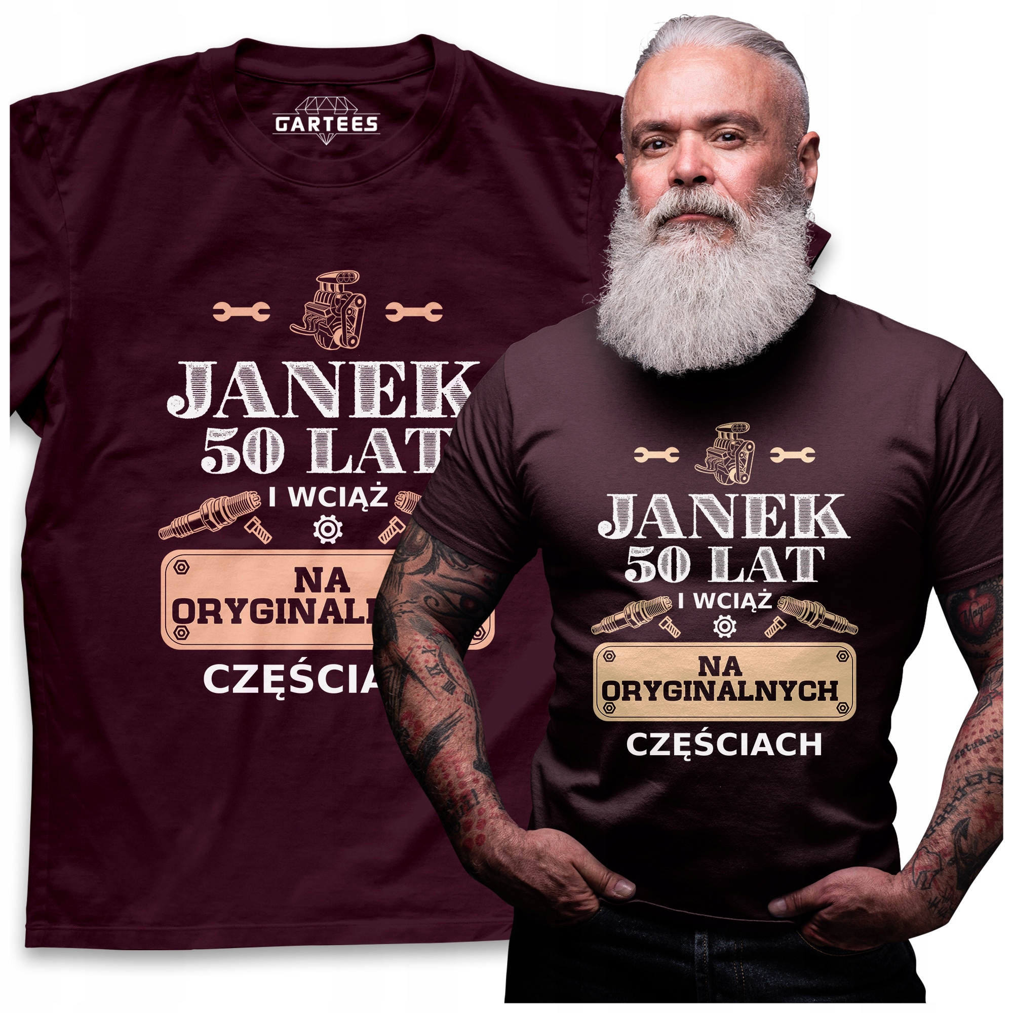 

Koszulka Męska Na Urodziny 1-99 Dowolne Imię Wiek