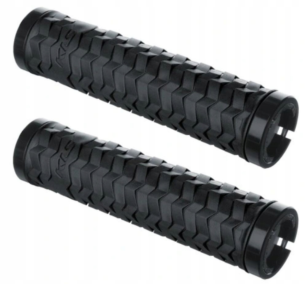 CHWYTY GRIPY ROWEROWE KELLYS POISON SINGLE LockON PRZYKRĘCANE CZARNE 135 mm