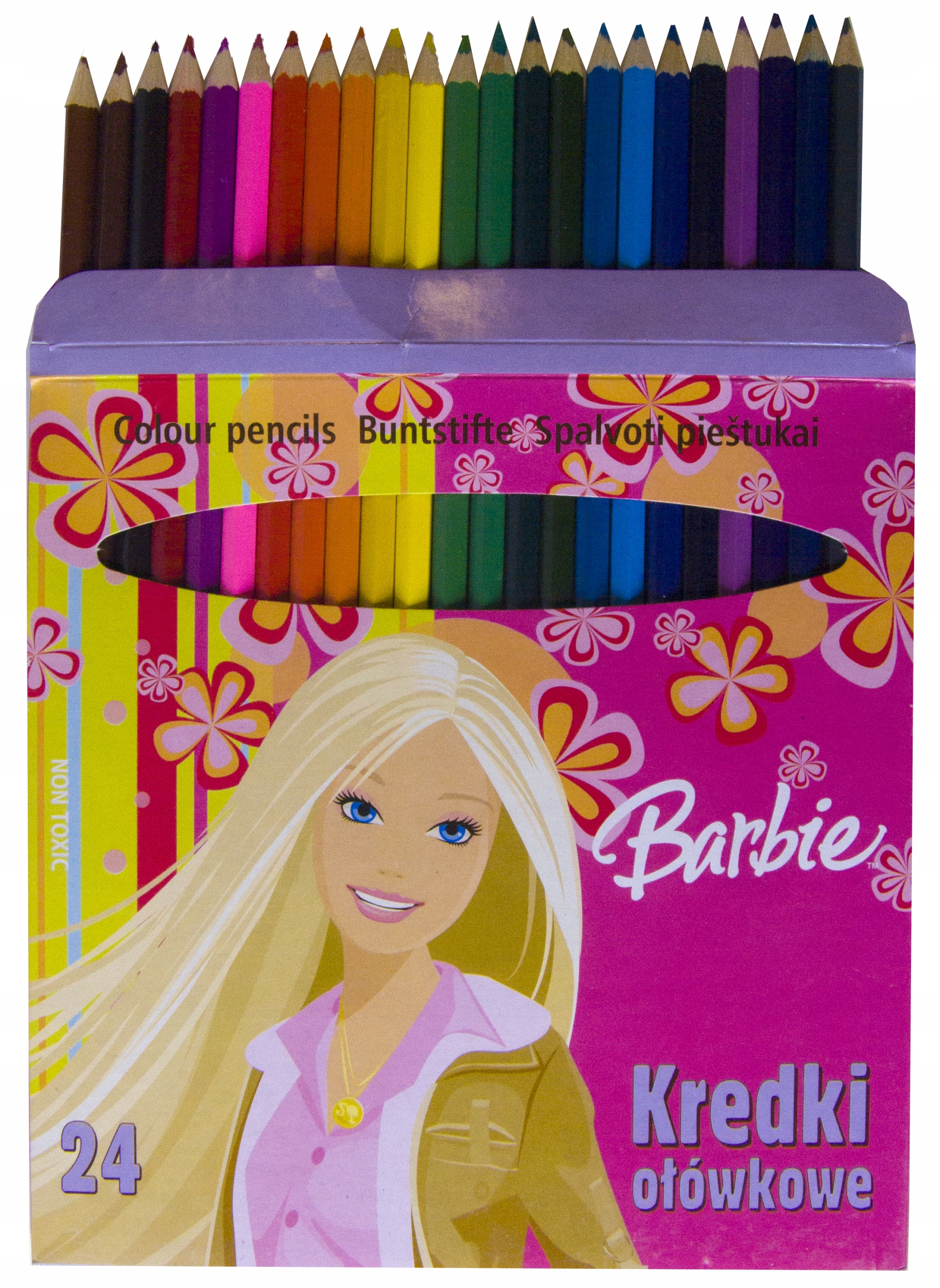 

Kredki Ołówkowe Barbie 24 Szt.