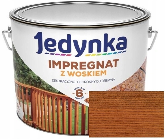 JEDYNKA IMPREGNAT DREWNA ORZECH 10L