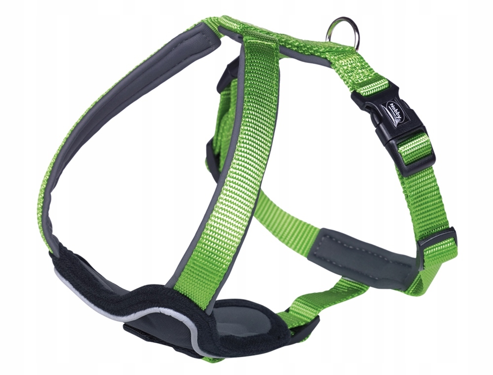 Levně Nobby Postroj Comfort Preno zelený M-L 50-60 cm