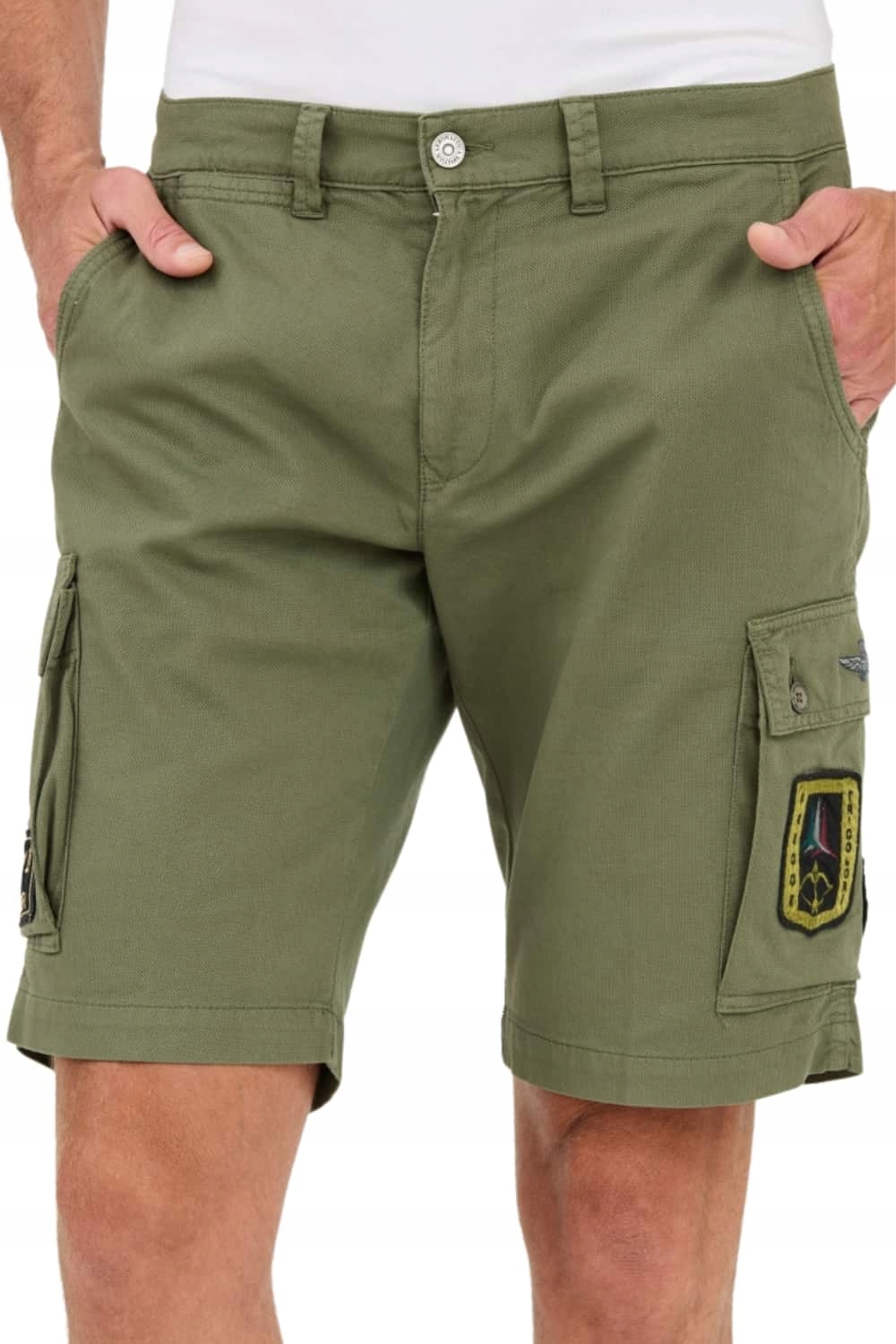 Aeronautica Millitare Zelené bermudy Frecce Tricolori 54