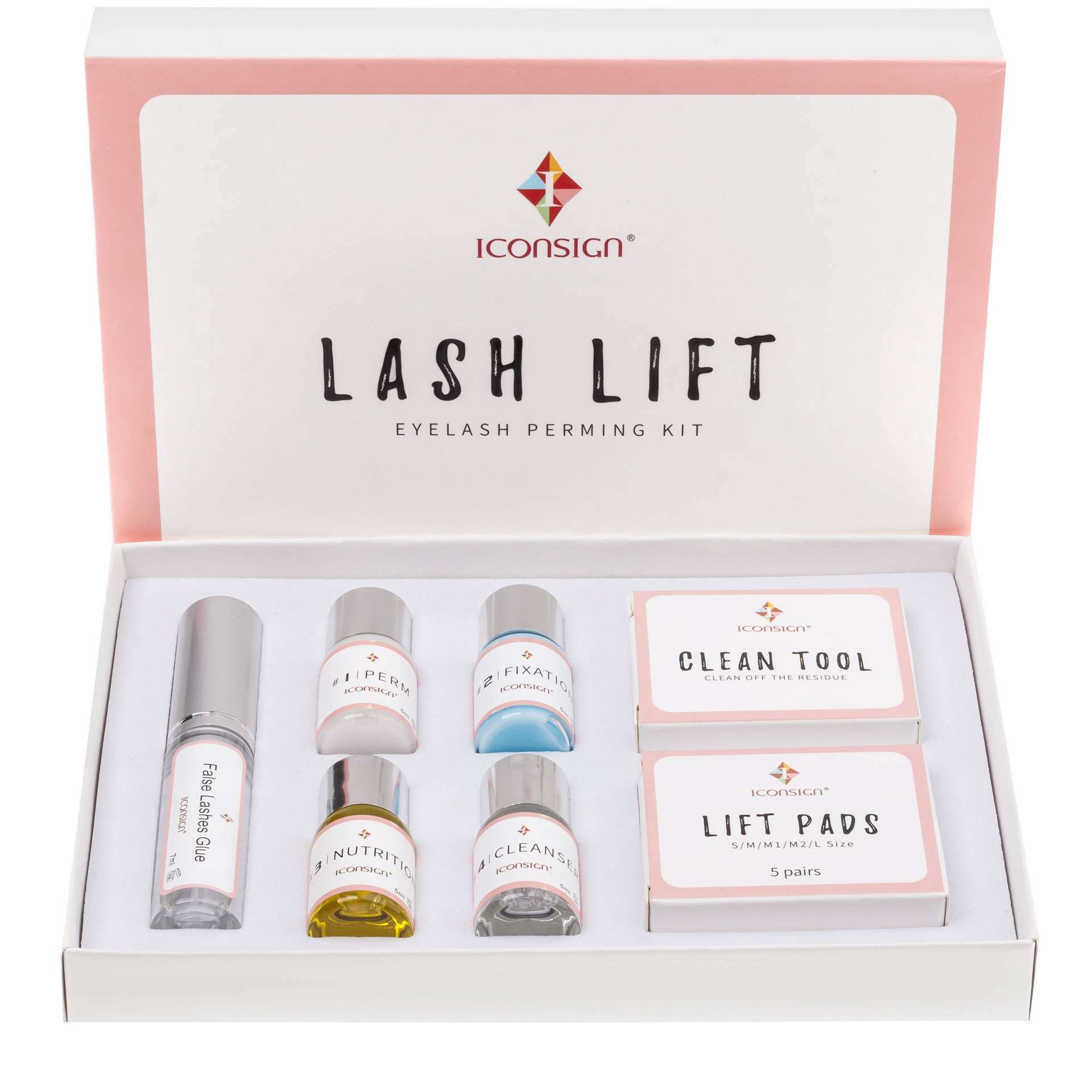 ZESTAW DO LIFTINGU RZĘS I BRWI LAMINACJA ICONSIGN Kod producenta Iconsign Lash Lift Kit