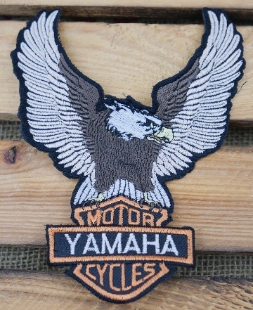 Naszywka Easy Rider M haftowana z termofolią ORZEŁ YAMAHA MAŁA