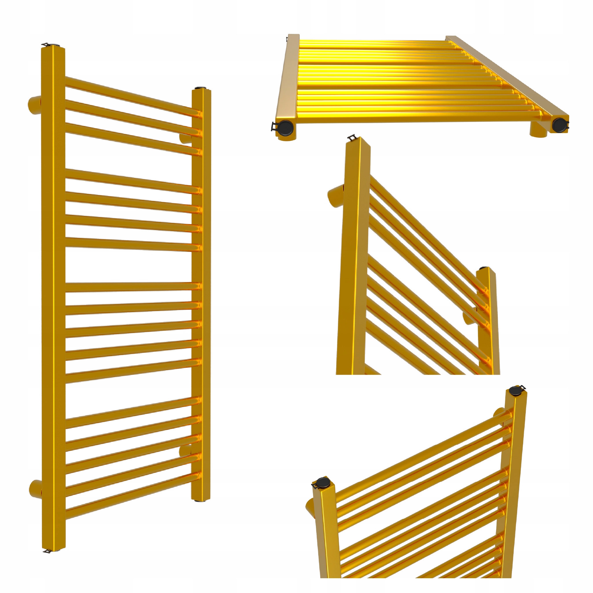 Koupelnový Radiátor Dave 1350x650 Zlatý Crown Gold