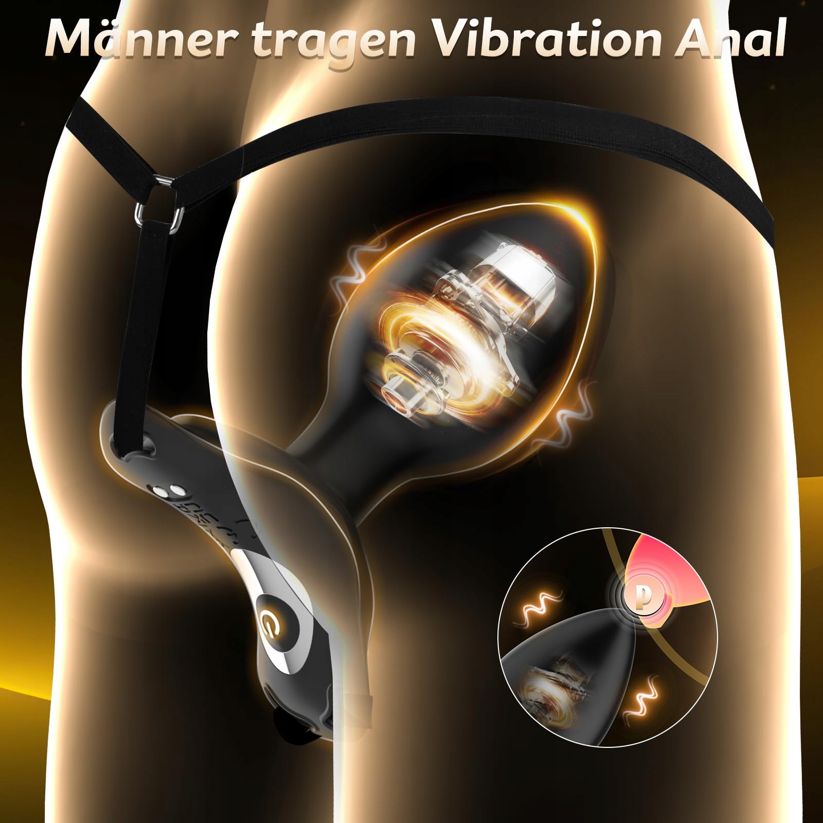 ANALPLUGS Zestaw 3 Wibratorów Analnych Zdalne Sterowanie Dla Par — miniatura 5