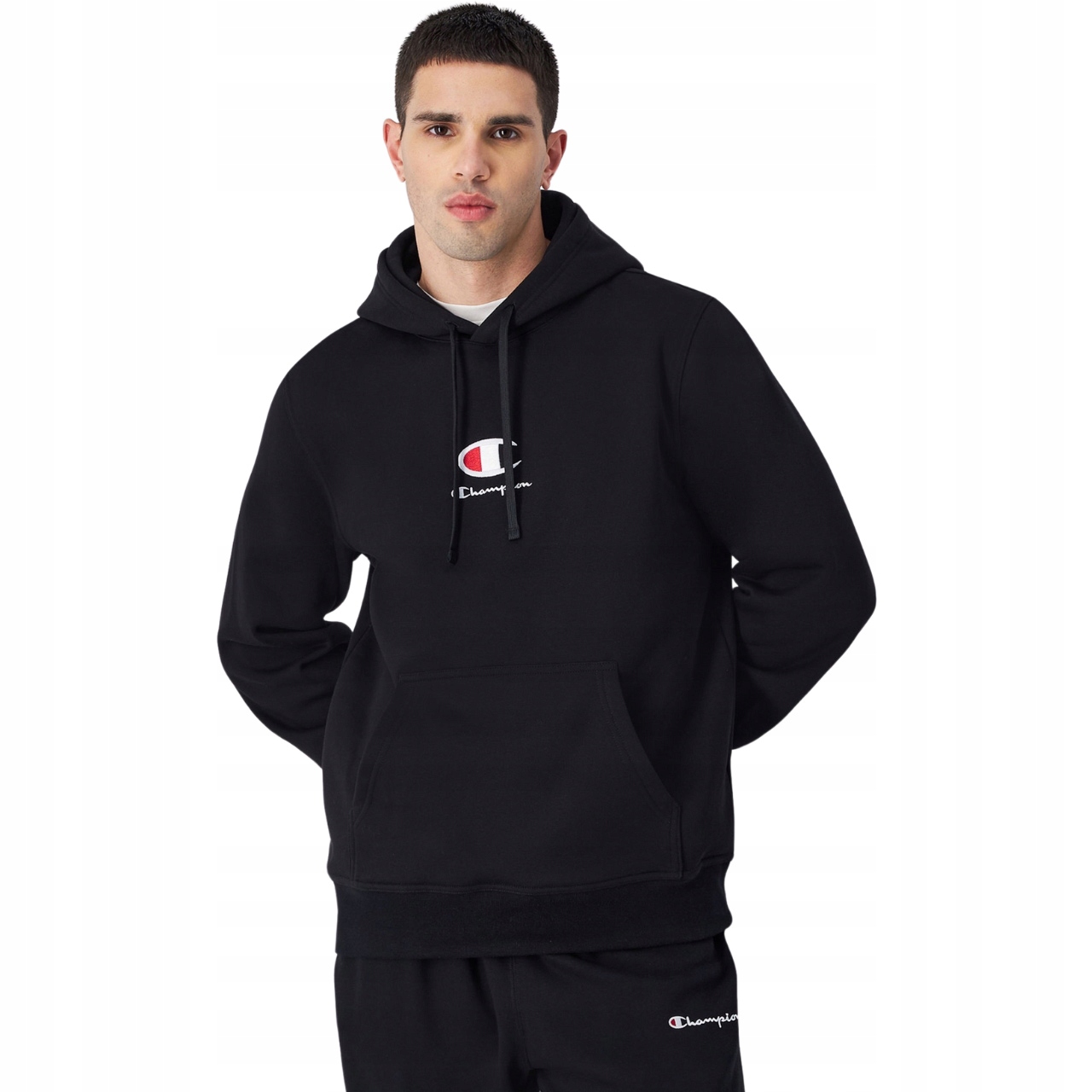 Pánská mikina Champion Hooded modrá 220268 BS099 Vel. 2XL