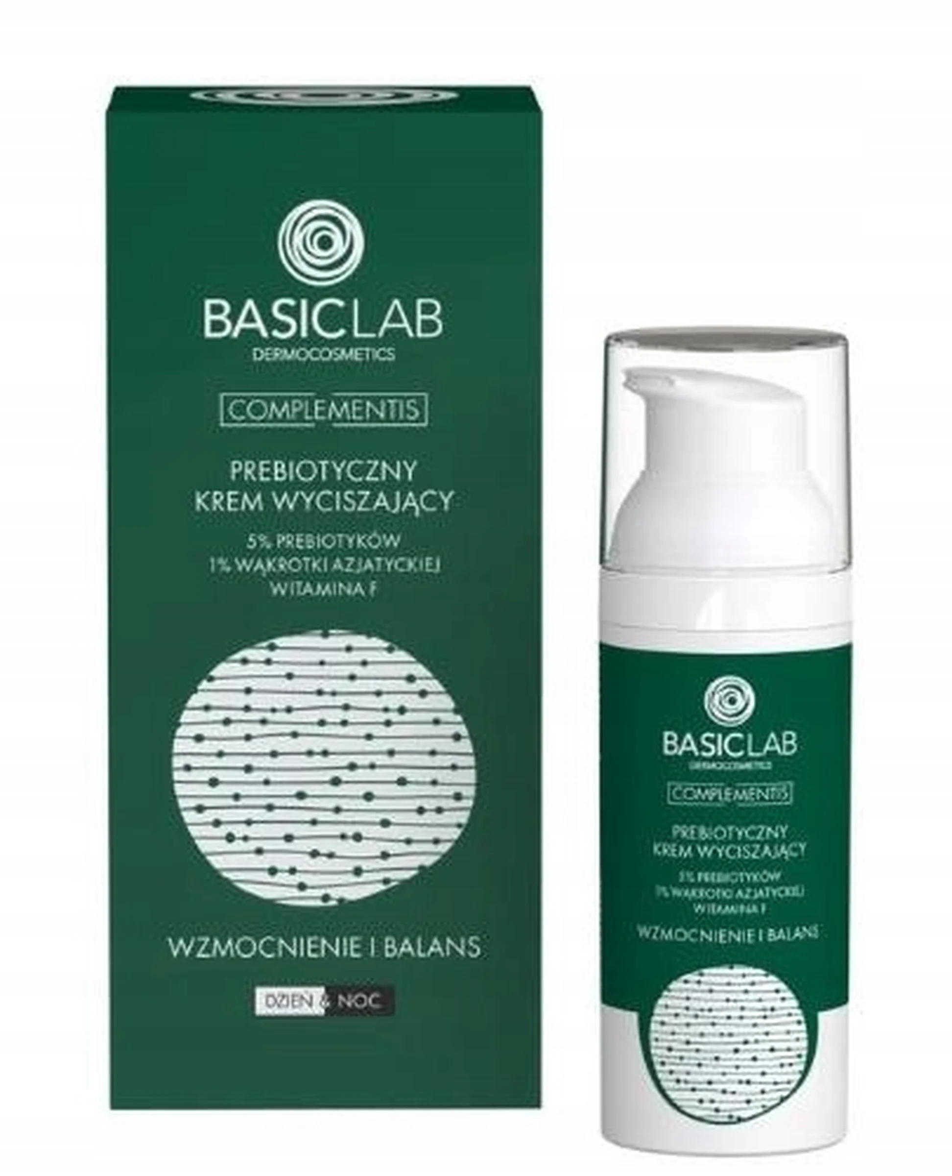 Basiclab Prebiotyczny Krem wyciszający 5% prebiotyk 1% wąkrotki 50 ml