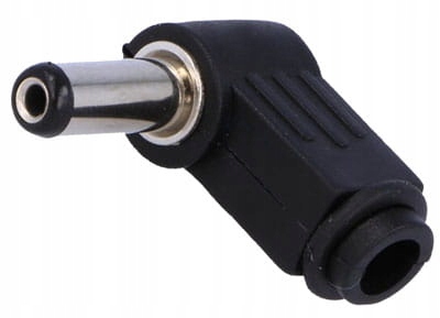 

Wtyk zasilający rurkowy DC 2.1/5.5/14mm kątowy