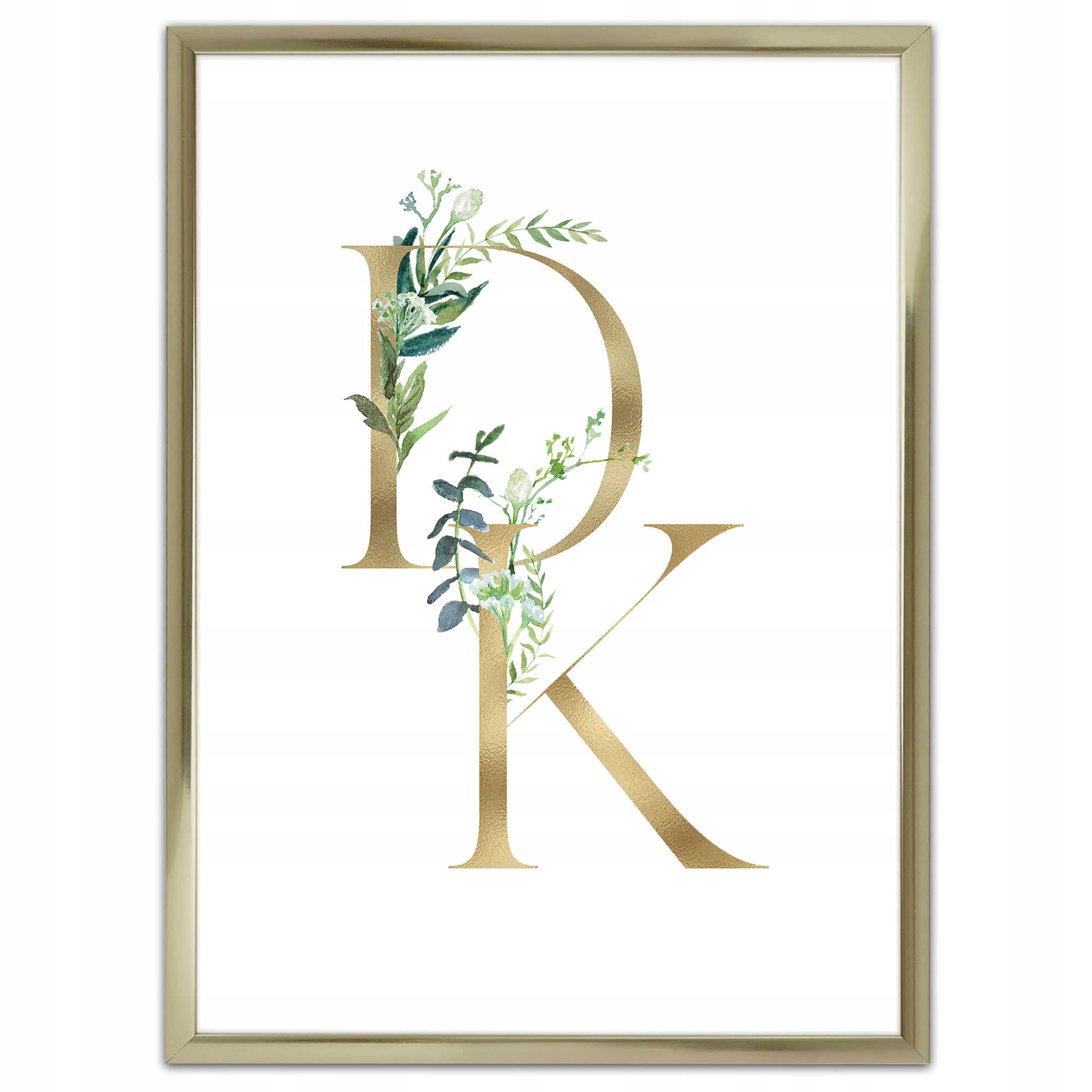 

Ramka Aluminiowa Złota Błyszcząca 50x70 cm Plexi