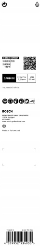 Brzeszczoty do pił szablastych 225 mm 3 szt. BOSCH Marka Bosch