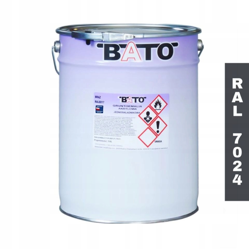 Základní Nátěr akrylová jednosložková barva Bato Ral 7024 Grafit 10L