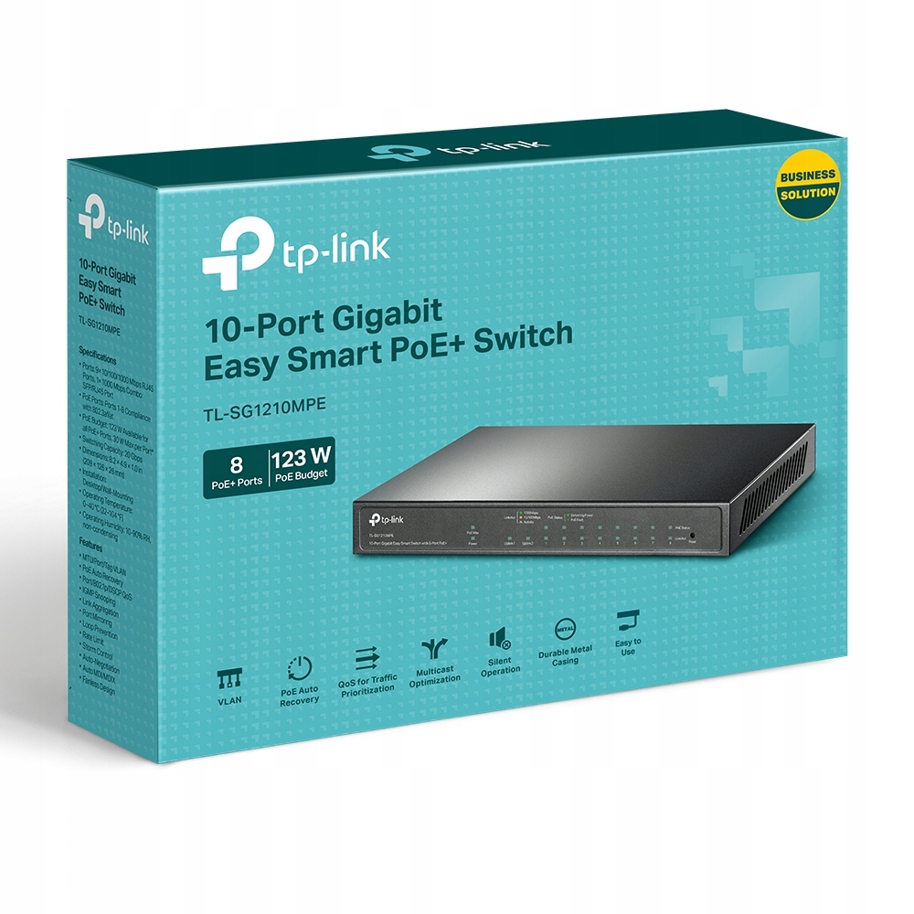 Switch Tp-link TL-SG1210MPE Poe+ Easy Smart 10xGE