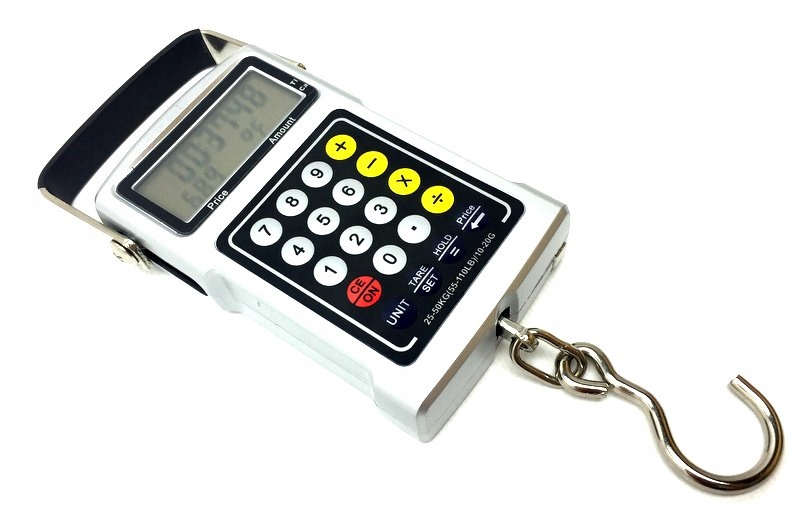 Rybářská Háková Váha 50 Kg, Kalkulačka, Teploměr