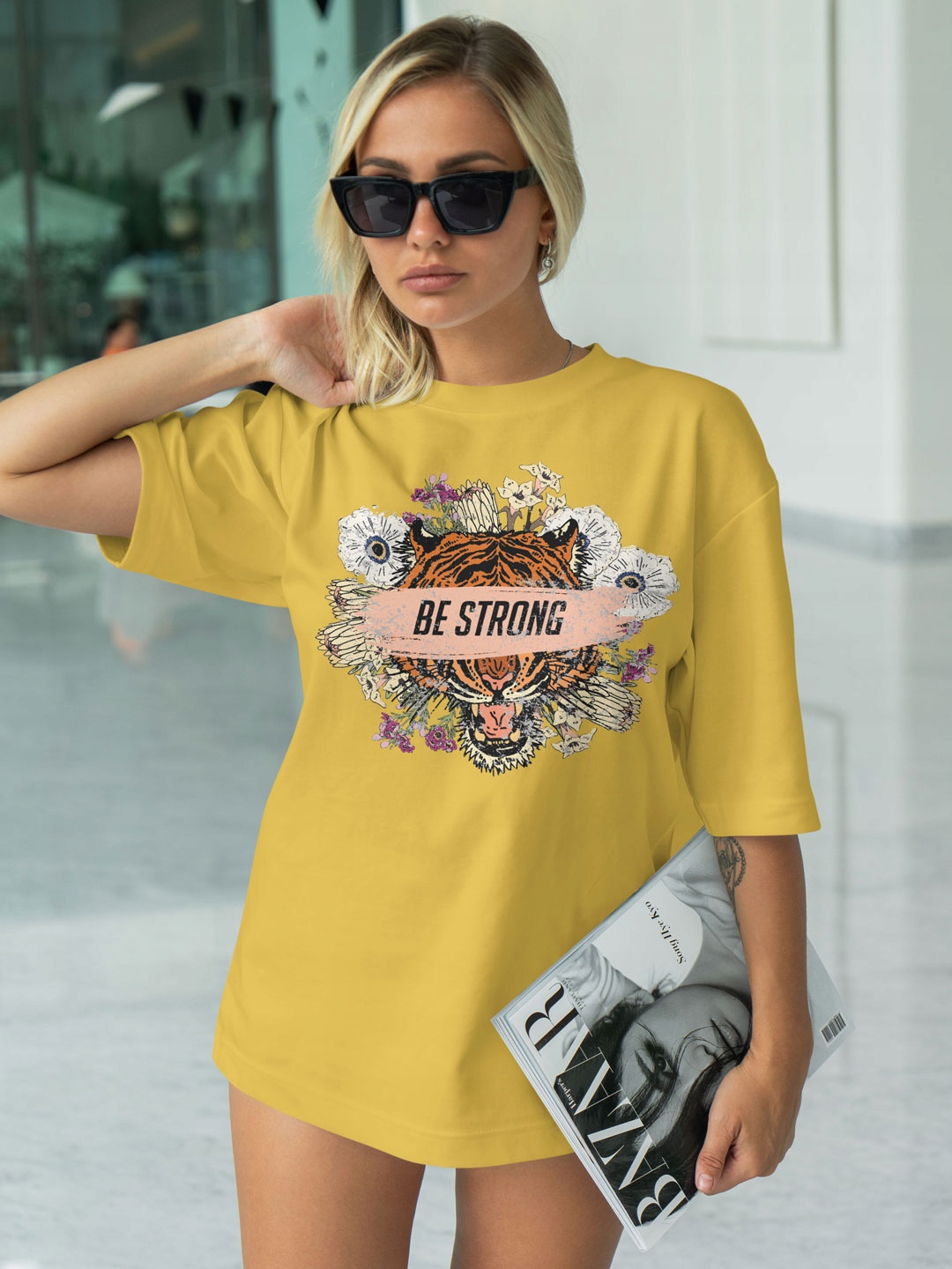 PÓLÓ OVERSIZE LAZA PÓLÓ BE OLDALAK TIGRIS S RUHA MINŐSÉG Méret S