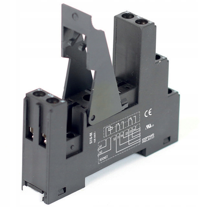 Gniazdo do przekaźnika serii C16 na szynę DIN S16-