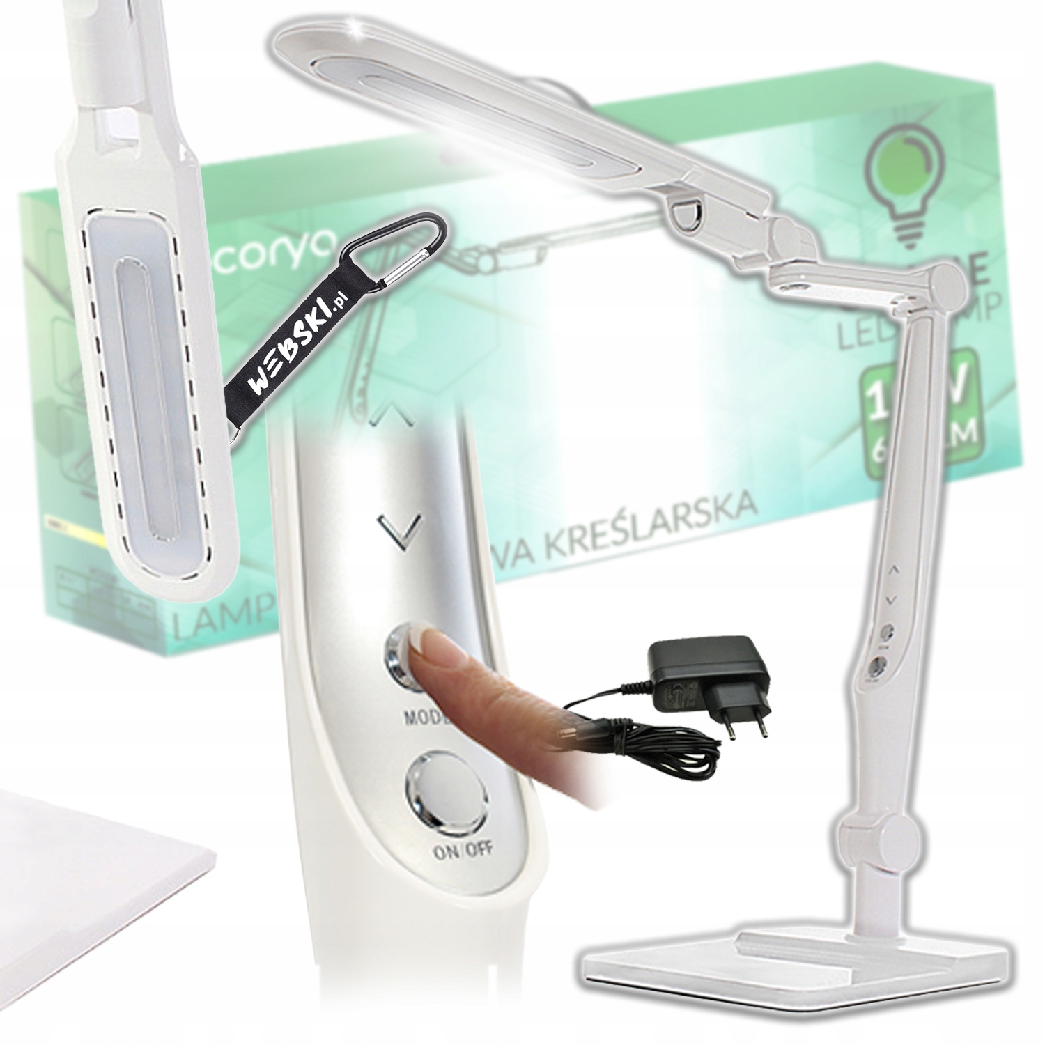 Mládežnická Led Lampička 10W, Stolní, Kreslicí, Školní, Pro Výuku