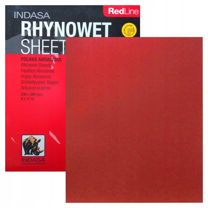 INDASA RedLine Papier Ścierny Wodny - P1000