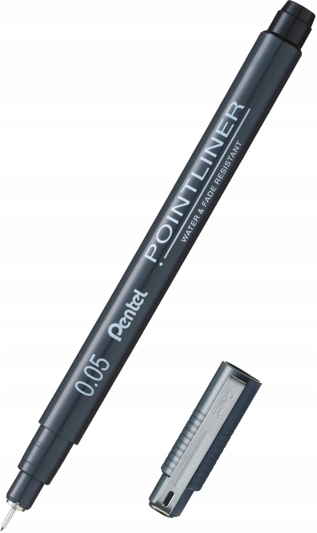 

Cienkopis kreślarski Pentel Pointliner 0,05 czarny