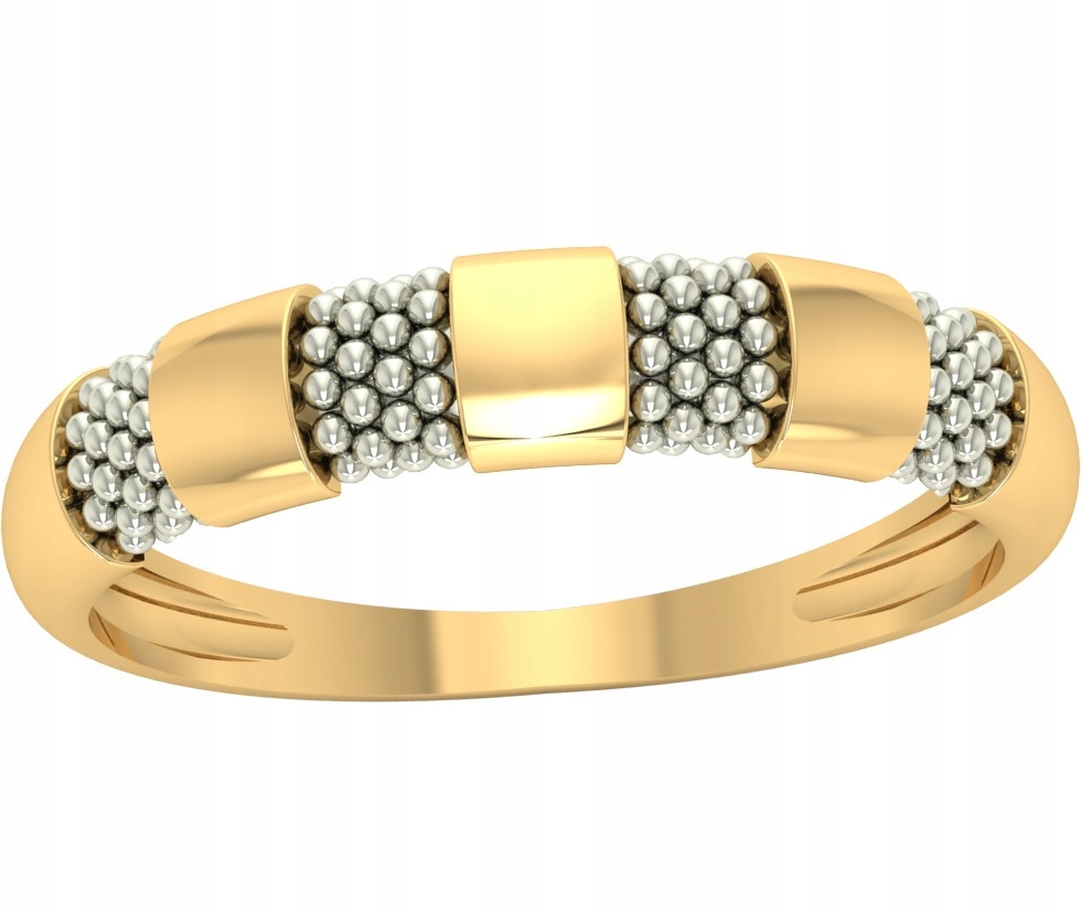 Prstýnek Pokovaný Zlatý Prsten, Dekorativní Jako Dárek , Ryzost 585