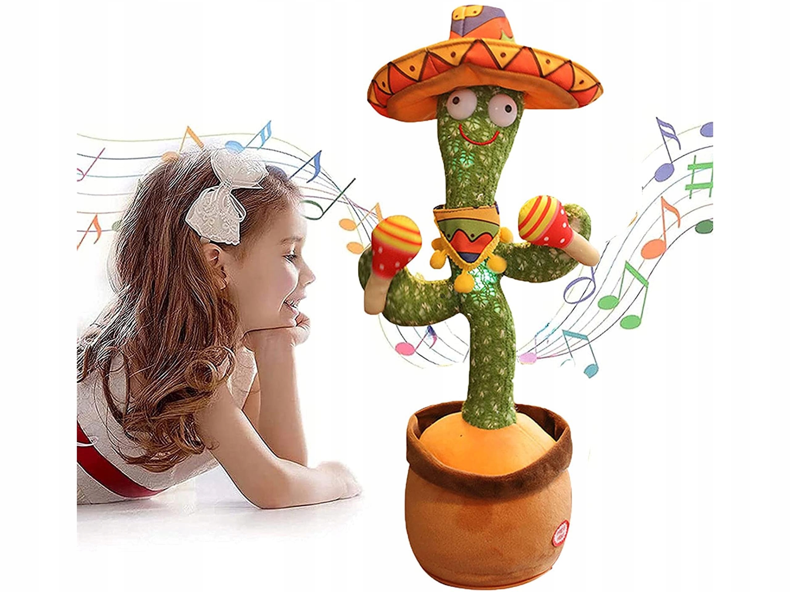 

Kaktus Tańczący Interaktywny Śpiewa Gra Powtarza