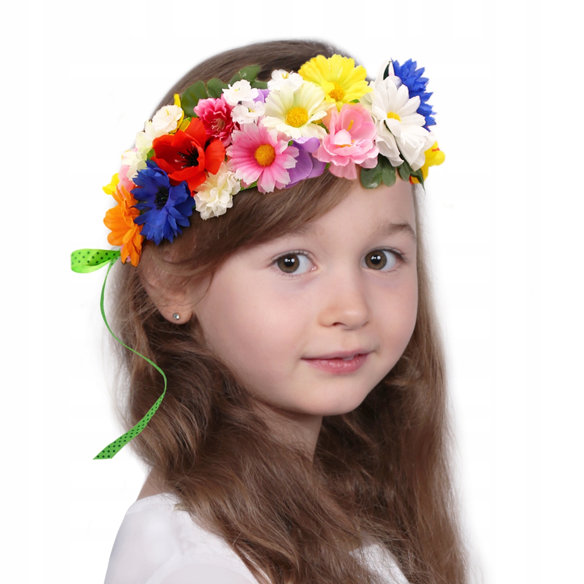 WIANEK KWIATY SZEROKI WIOSENNY KOLOROWY