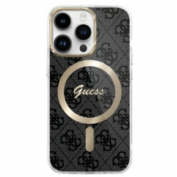 Guess GUHMP16LH4STK iPhone 16 Pro 6.3" czarny/black hardcase IML 4G Ma