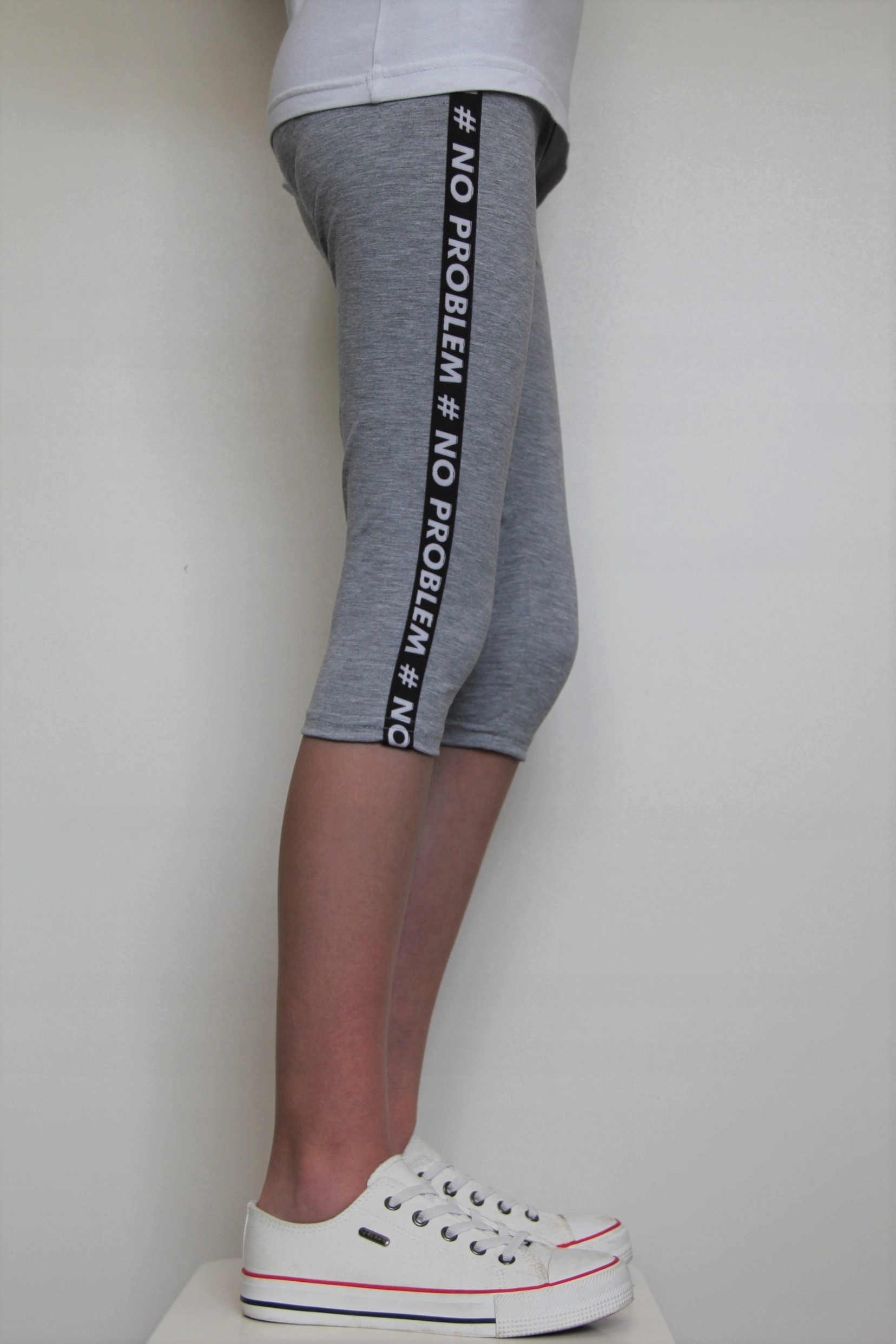 Leginsy 3/4 Getry Rybaczki Lampasy r.128 R.122-158 Rodzaj klasyczne