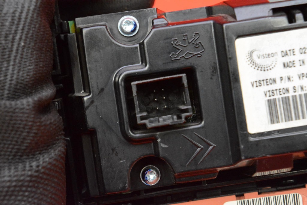 control panel air conditioning devices KLIMY 96573322XA PEUGEOT 407 04-10