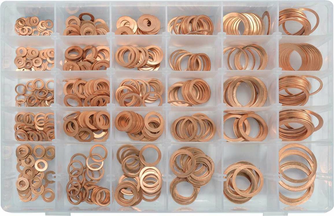 YATO медные шайбы 580шт.