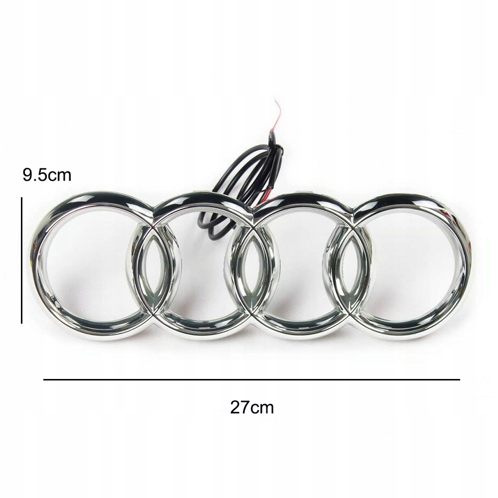 EMBLEMAT AUDI A4 A6 NA GRILL ZNACZEK 270x95MM Marka Inna