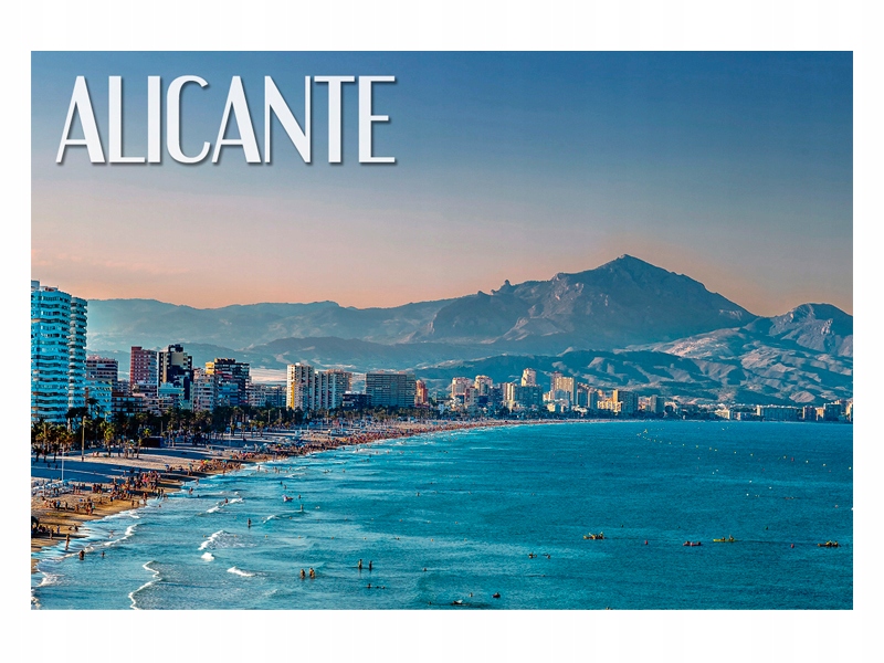 

Alicante Hiszpania Plaża Magnes na lodówkę