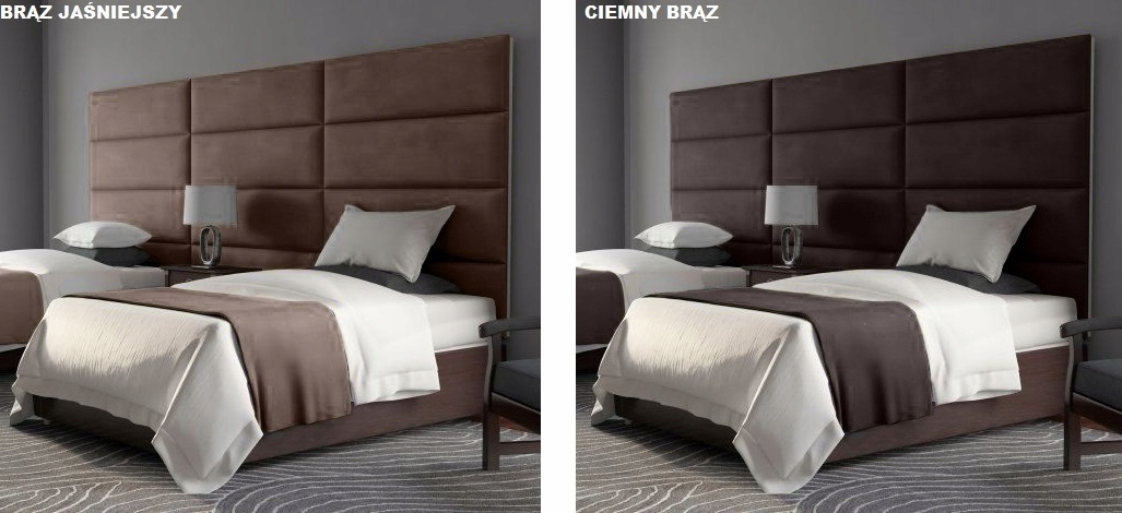 60X30 PANELE ŚCIENNE TAPICEROWANE WELUR ZAGŁÓWEK Marka Modullo