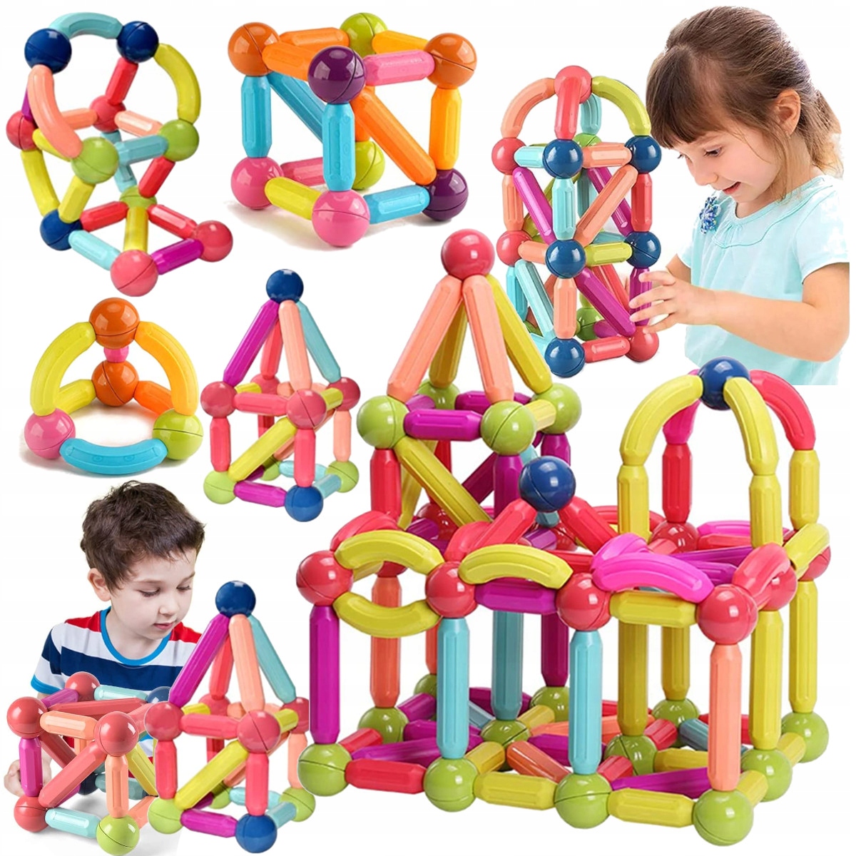 

Kulki Magnetyczne Duże Klocki Dla Dzieci Układanka