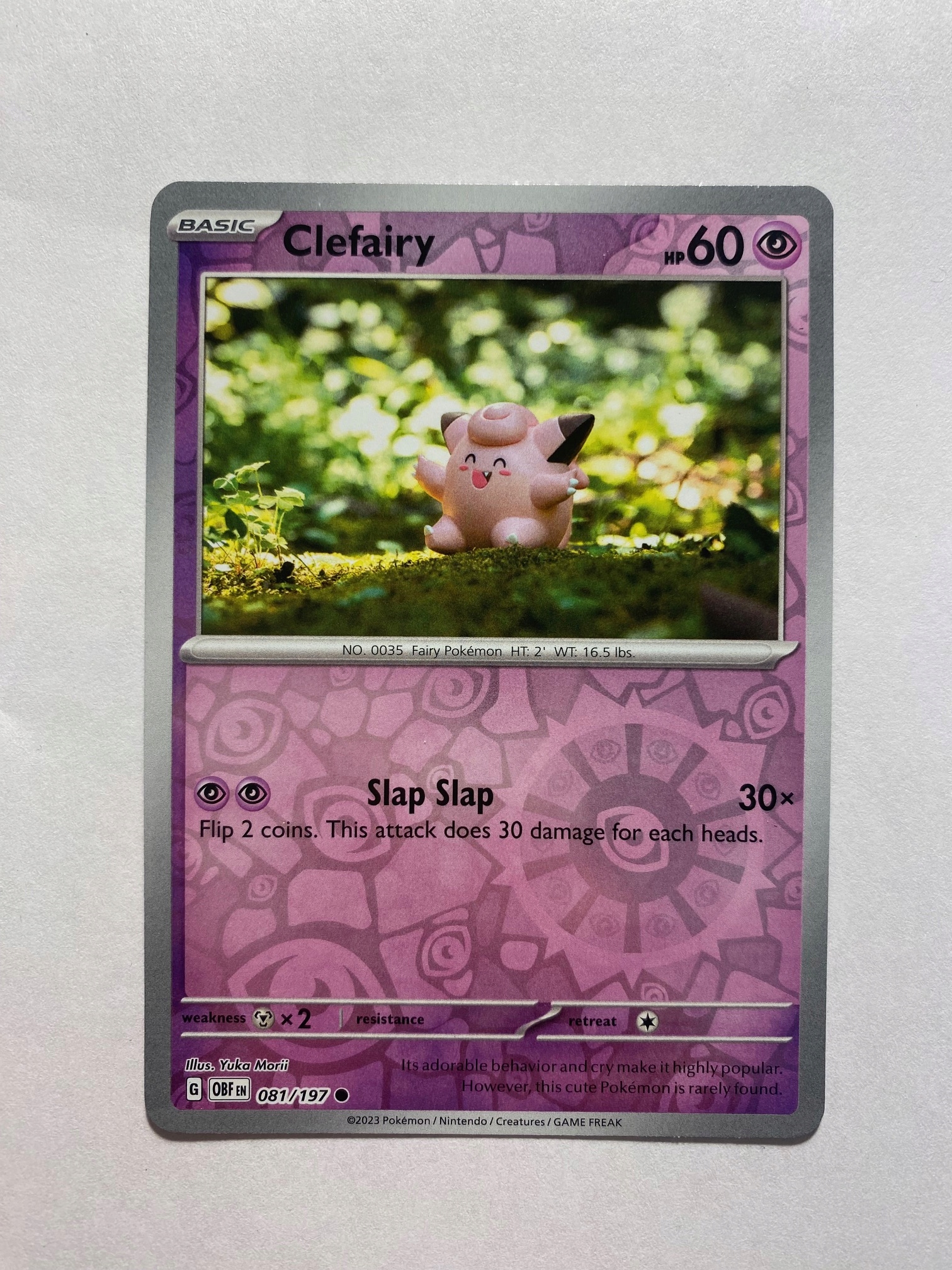 Obsidian Flame Reverse 081/197 Clefairy