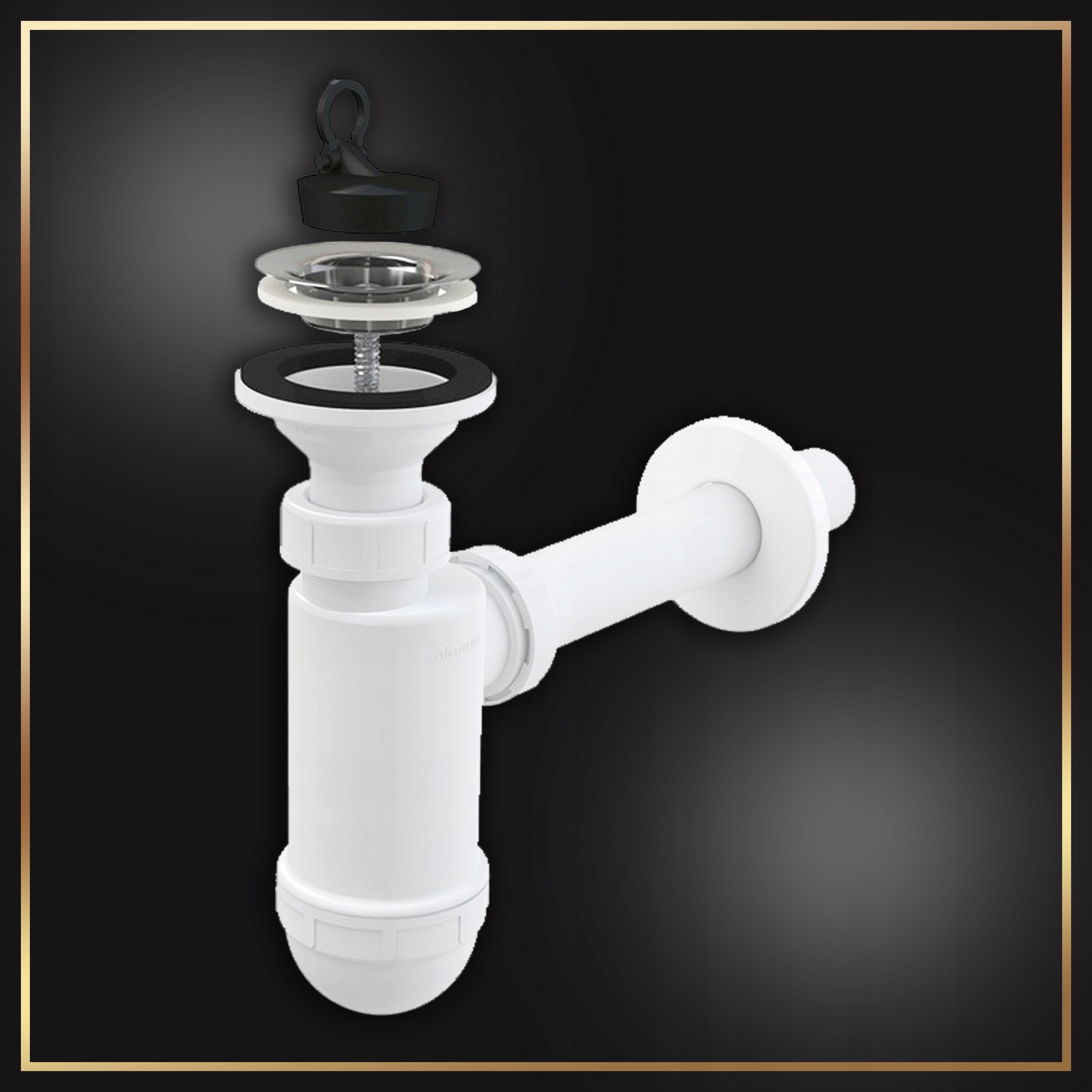 Szafka Stojąca Lily Biała do Łazienki Umywalka 60 Bateria Chrom Obrot Syfon Materiał inny