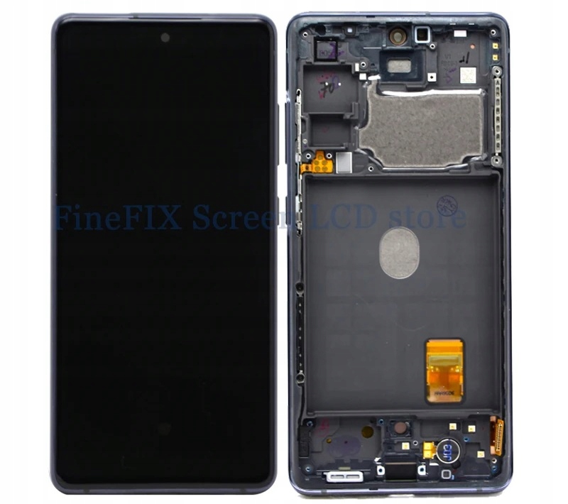 Nowy Ekran LCD Samsung S20 Fe 5g SM-G781B SM-G781N Z Ramką Oled Czarny