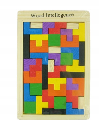 

Układanka Drewniana Tetris Logiczna Puzzle Tangram