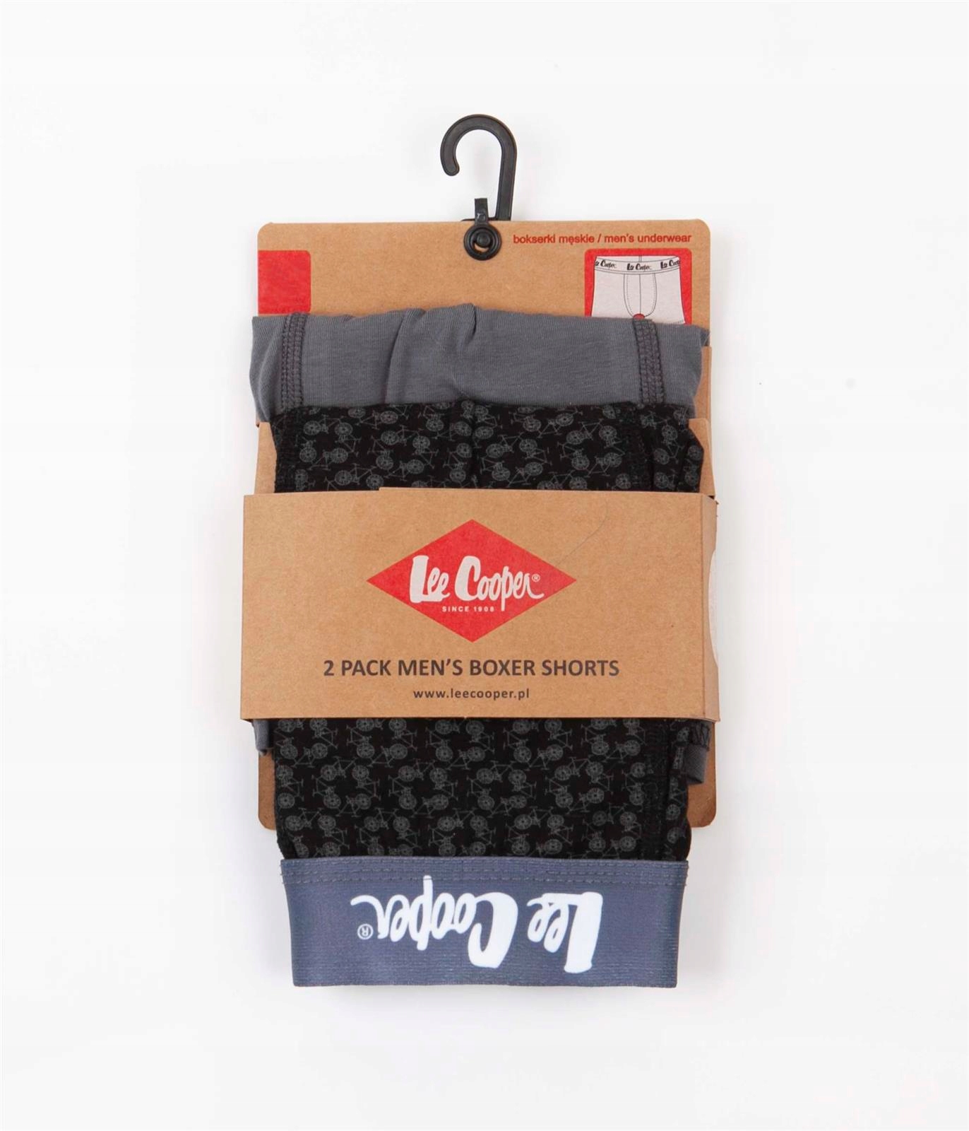 

Lee Cooper Bokserki 2-pak Duobox 9531 Grey Bl. XXL