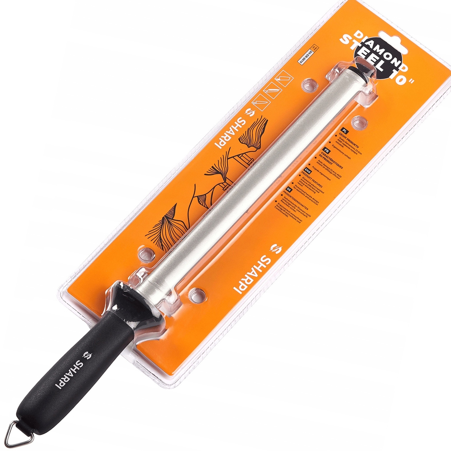 Ostrzalka do noży Sharpi diamentowa musak diamentowy pręt ostrzący stalka