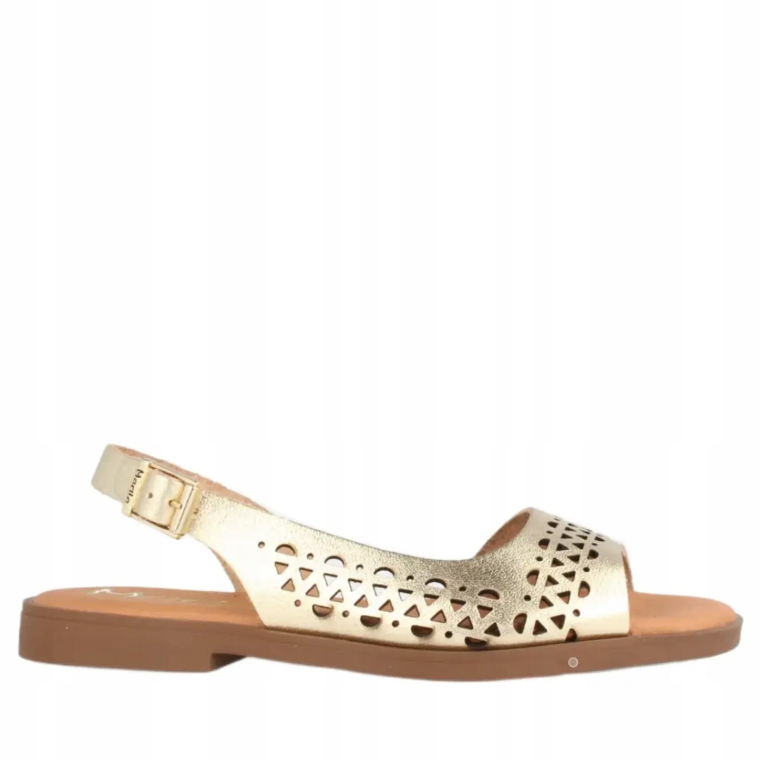 Dámské sandály Marila pisa champan 40, Zlatá