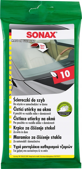 

Sonax Ściereczki Do Szyb Luster Monitorów 10 Sztuk
