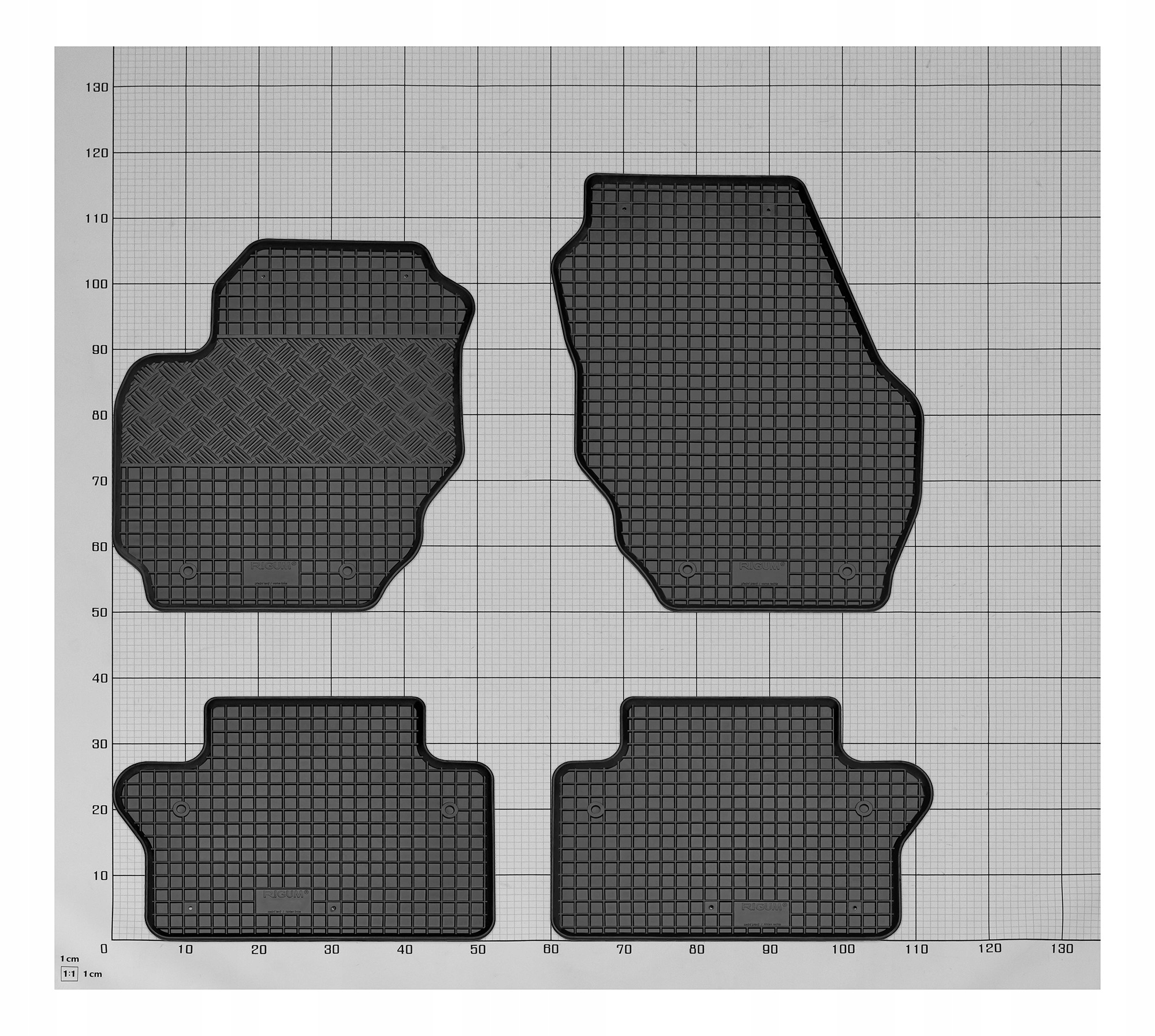 Dywaniki i mata do bagażnika do Volvo V70 2008-2016 Producent Rigum