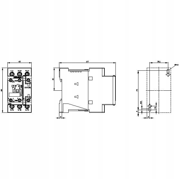 Siemens Stycznik mocy 15kW 400V AC-3 1NO+1NC 24V EAN (GTIN) 4011209790087