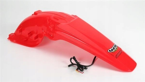 Ufo Zadný Blatník Honda Crf 450X '05-'09 S Led Svetlom, Farba Červená