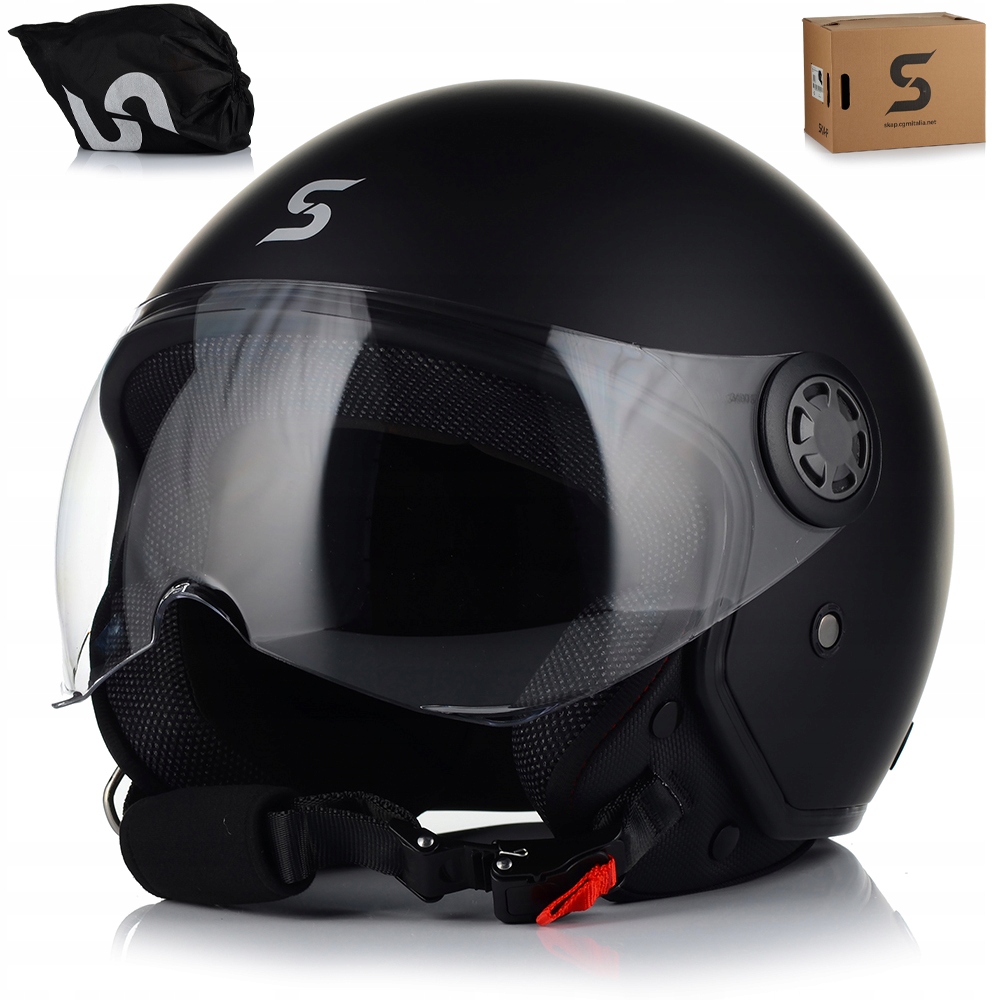 Motocyklová Prilba Ska-p 1SHE Otvorená Skúter Chopper Lekký 1150g. Ecer 22.06